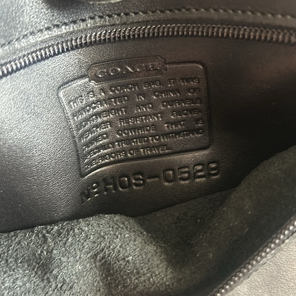 Vintage Coach 0529 Classic Black Leather Backpack - Picture 10 of 16